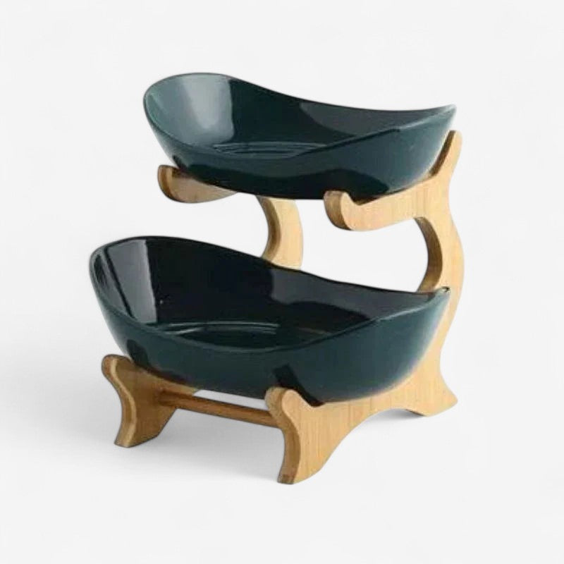 Multi-Tier Fruit Bowl Display with Removable Trays