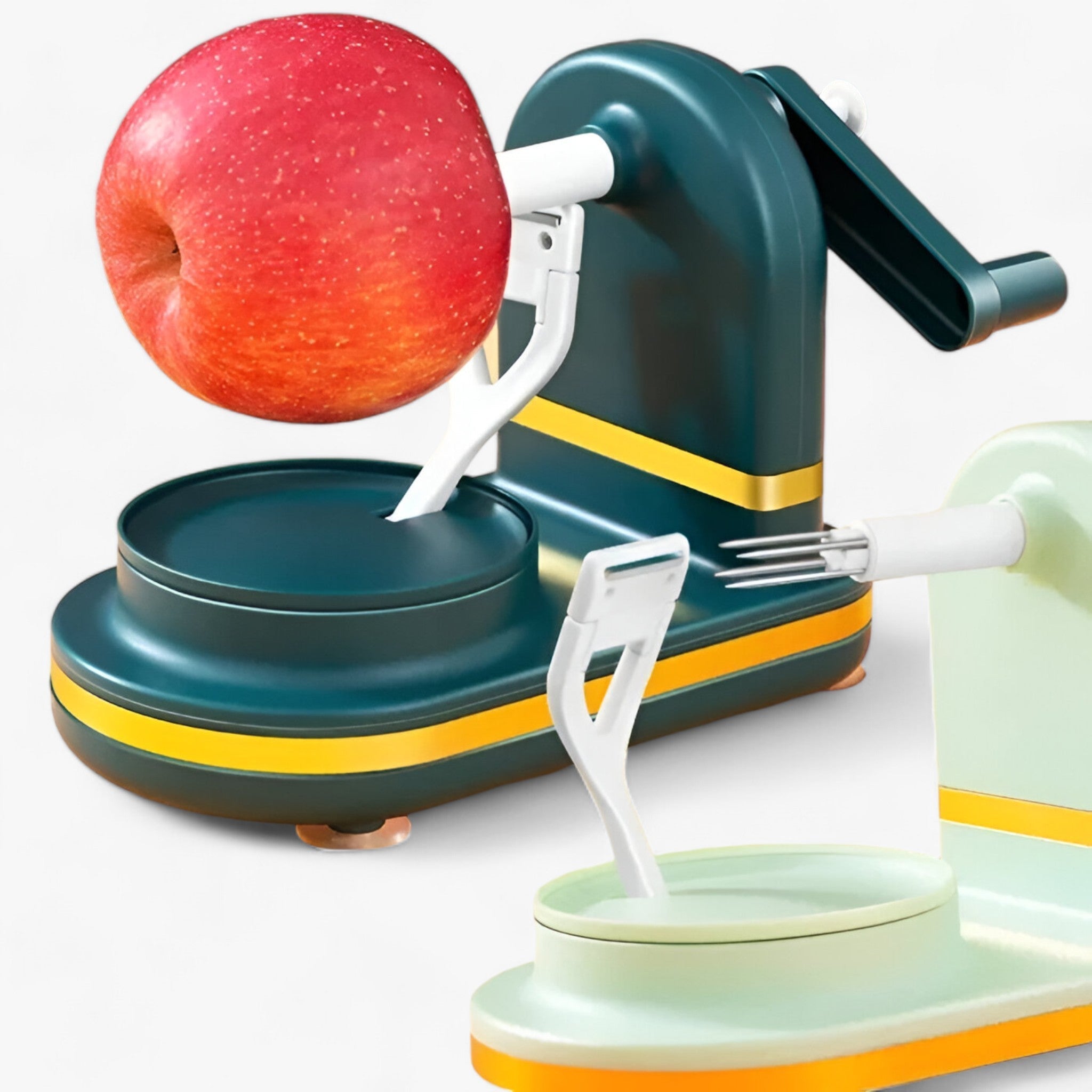 HANDY - Frugtskrællemaskine - Hurtig og Nem Skalning - Mørk grøn B - house & garden - {{ product_tags }