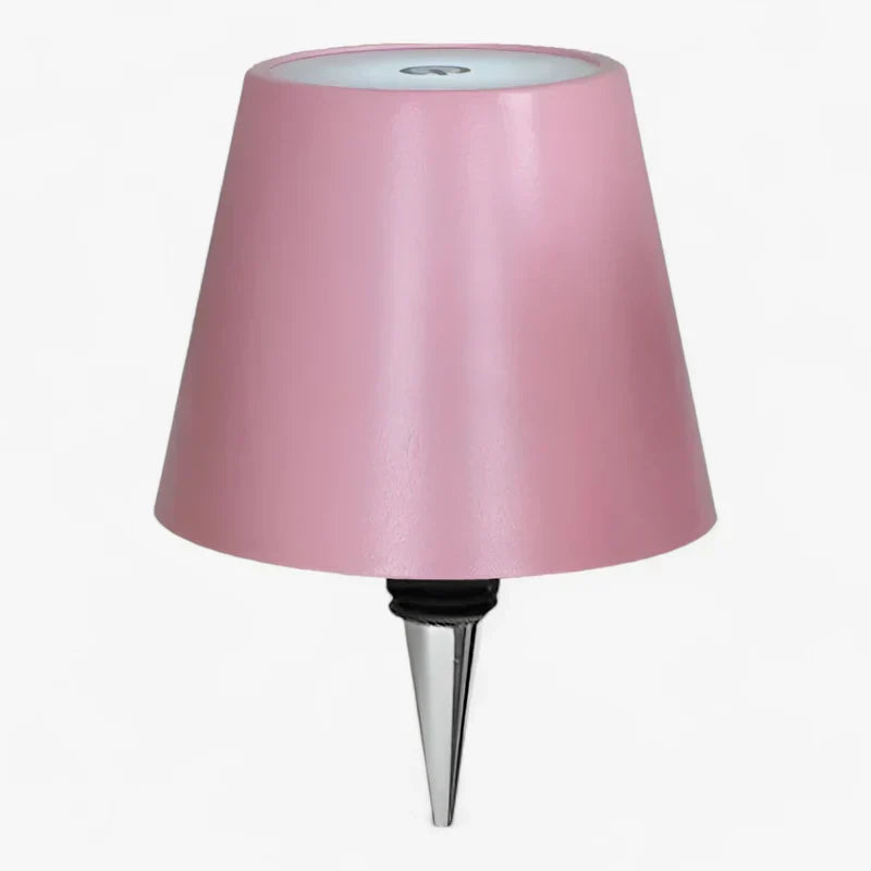 Vino | Trådløs LED-lampe i form af en vinflaske - Bærbar, genopladelig dekorativ belysning - Rosa A - other - {{ product_tags }