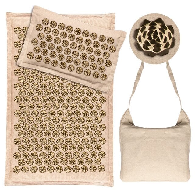 Acupressure Mat & Pillow Set - 5500 Pressure Points