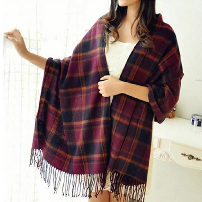 Coleen Cashmere Scarf Burgundy