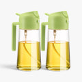 2 Pack Oil Dispenser and Sprayer Bottle for Kitchen