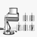 5-in-1 Rotary Food Grater, Shredder & Slicer