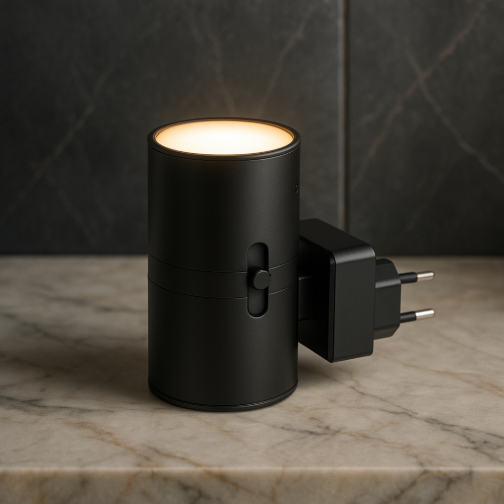 Dimmable Wall Night Light – LED Plug-In Lamp for Bedroom & Hallway