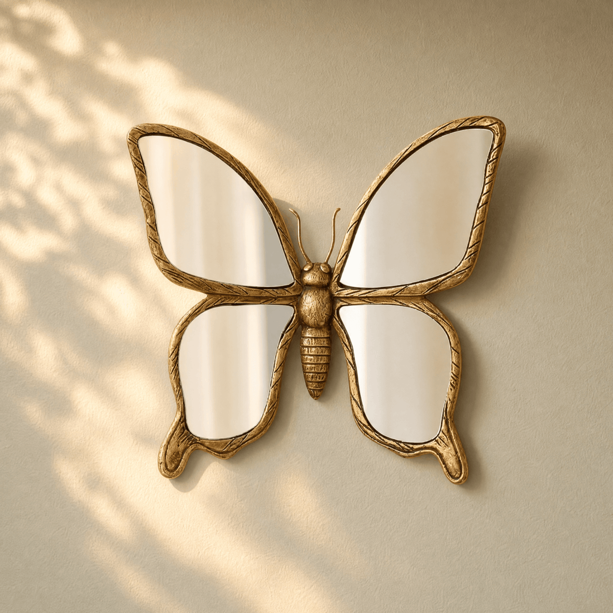 Dragonfly and Butterfly Decorative Wall Mirror - Butterfly