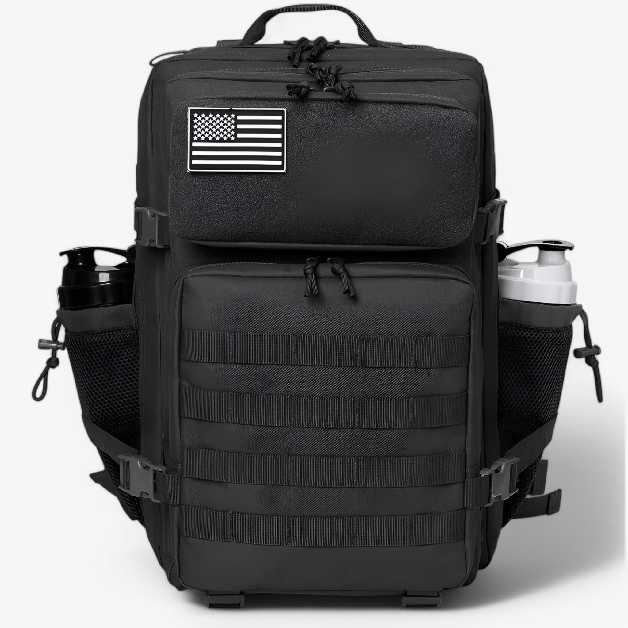 Zaino Tattico Militare 40L Impermeabile - Robusto, Multitasche per Outdoor, Trekking e Sopravvivenza - 1.0 Nero - Backpacks bags duraturo eimpermeabile hiking backpacks tattico zaino zaino tattico - Concept Palermo