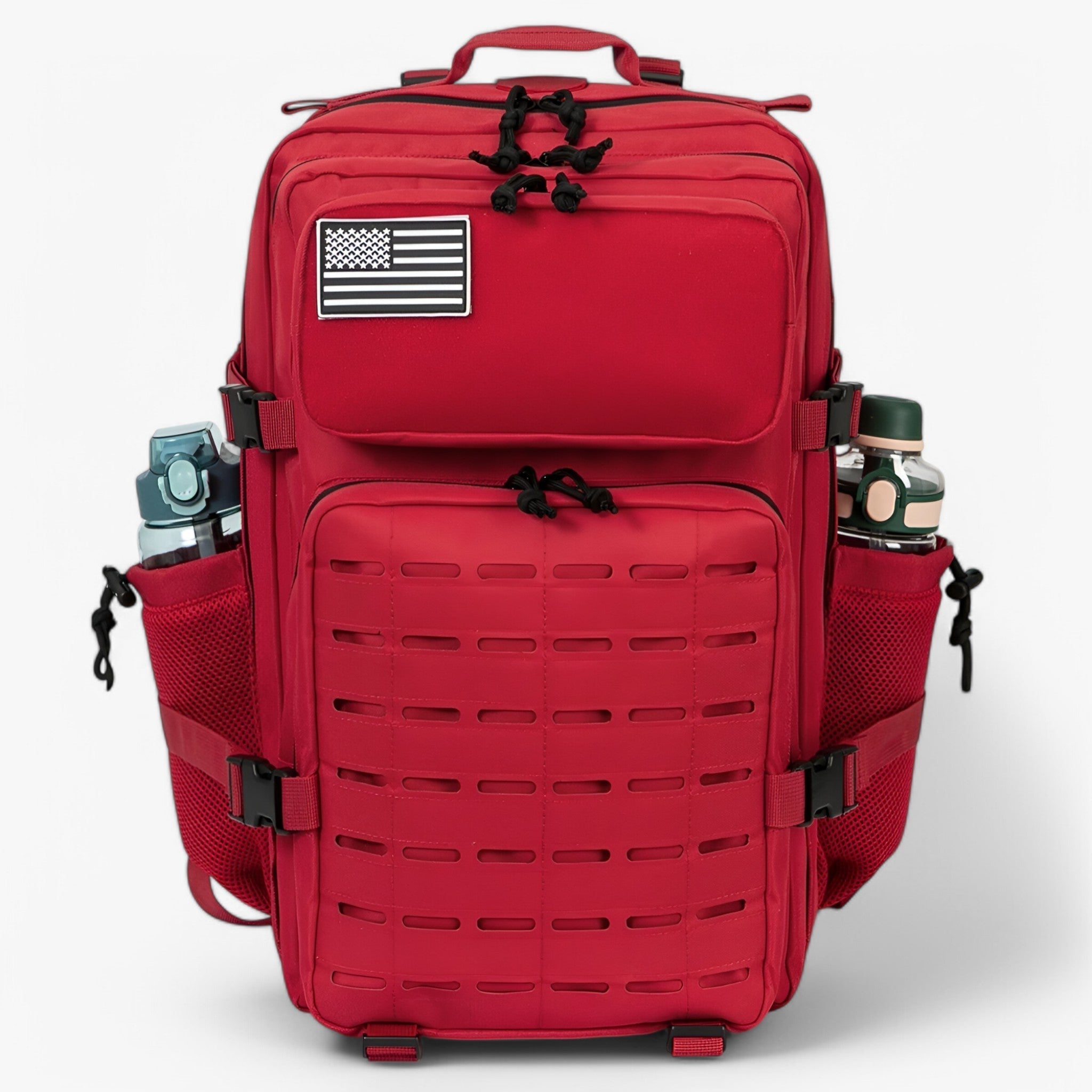 Zaino Tattico Militare 40L Impermeabile - Robusto, Multitasche per Outdoor, Trekking e Sopravvivenza - 2.0 Rosso - Backpacks bags duraturo eimpermeabile hiking backpacks tattico zaino zaino tattico - Concept Palermo