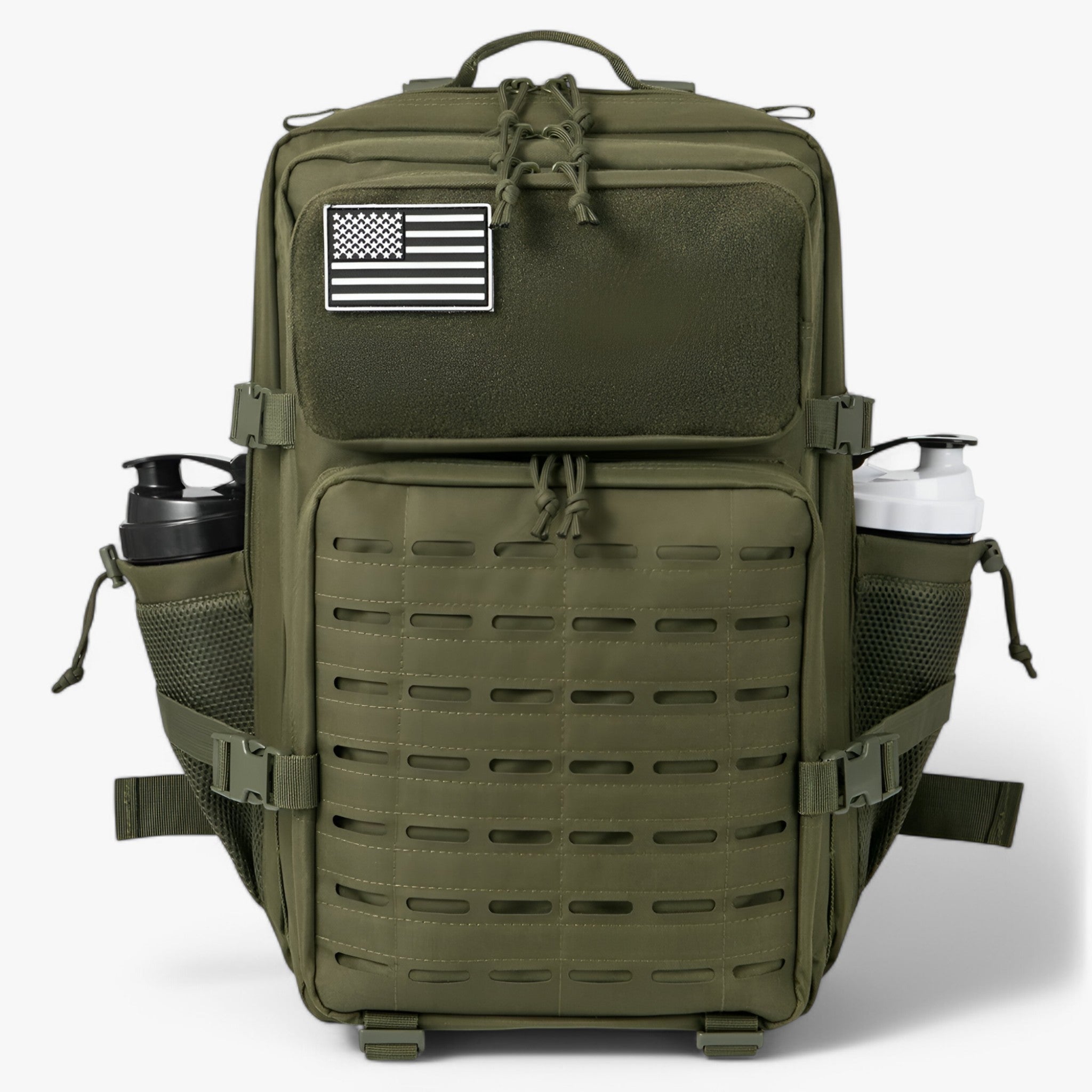 Zaino Tattico Militare 40L Impermeabile - Robusto, Multitasche per Outdoor, Trekking e Sopravvivenza - 2.0 Verde - Backpacks bags duraturo eimpermeabile hiking backpacks tattico zaino zaino tattico - Concept Palermo
