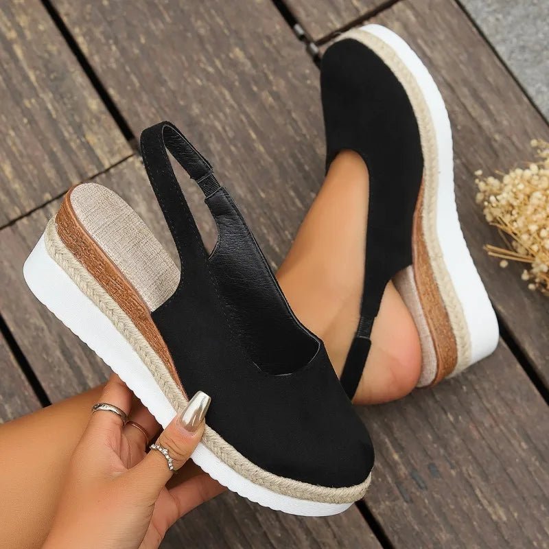 Women's Orthopedic Platform Sandals – Cushioned Open-Toe Comfort Walking Shoes