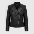 Women's Faux Leather Biker Jacket