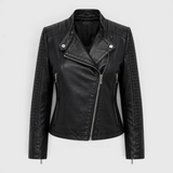 Women's Faux Leather Biker Jacket